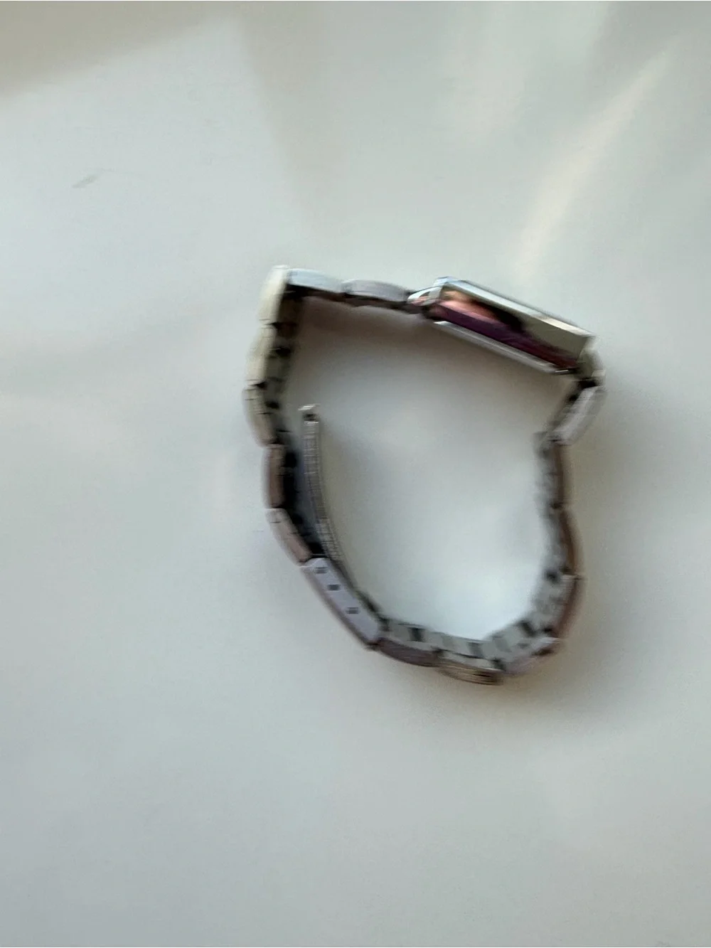 Mike women’s silver tone quartz watch/ water resistant/ working/ new battery